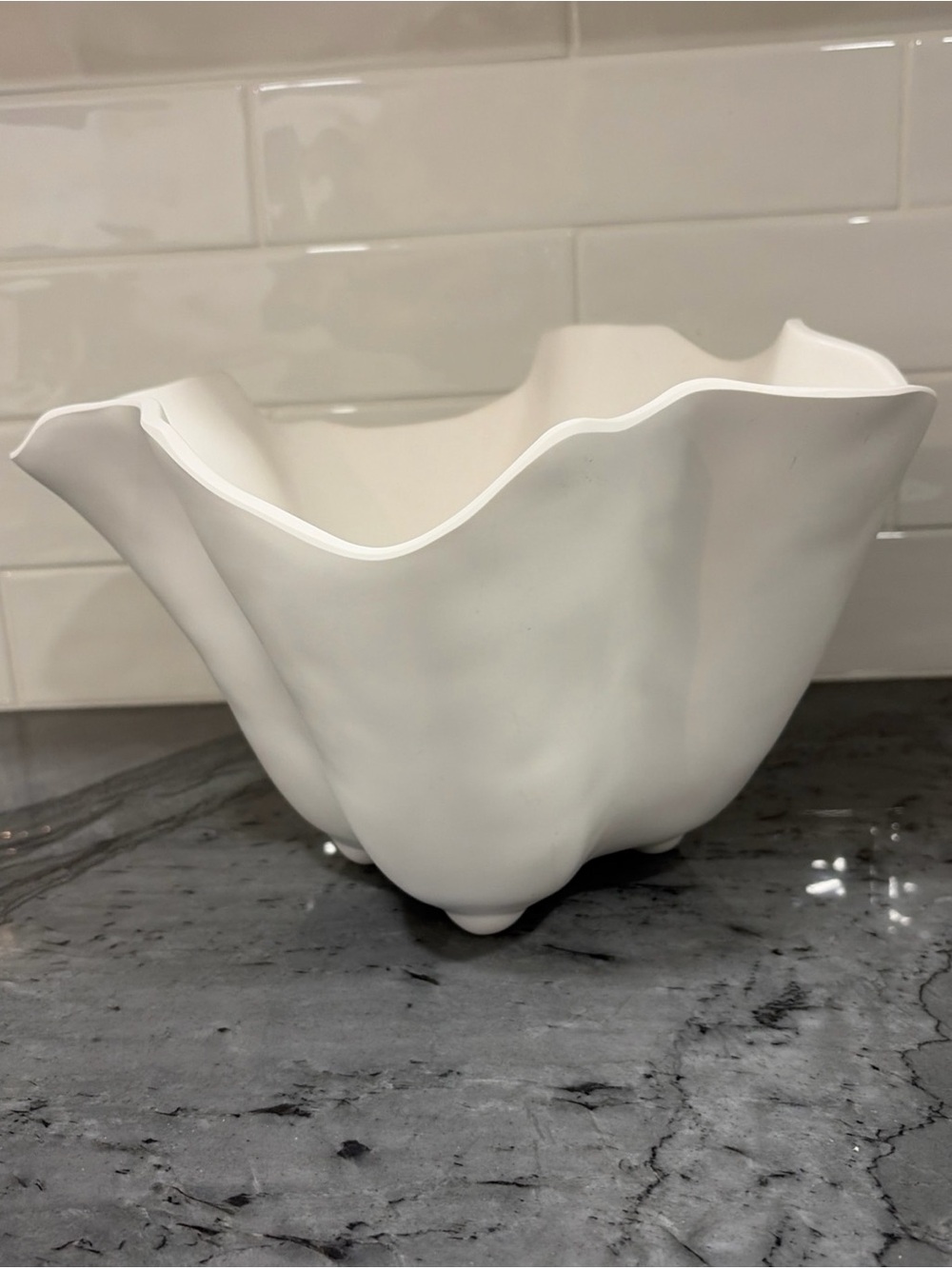 Beatriz Ball VIDA Nube Ice Bucket | 11" White | Melamine Bar Entertaining